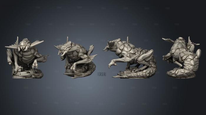 Monsters of the Deep Corroder Beast 2 stl model for CNC