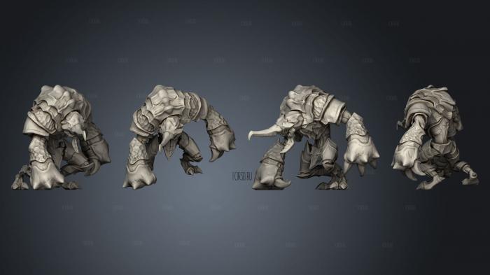Monsters of the Deep Lumbering Mostrosity 2 stl model for CNC