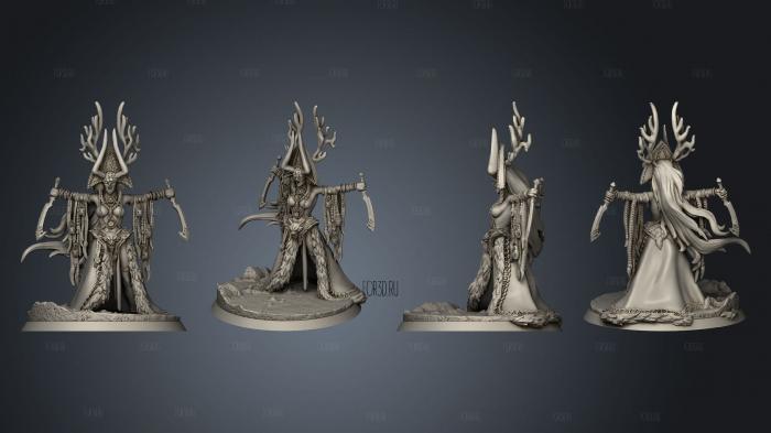 Moranna Goddess Of Winter And Death stl model for CNC