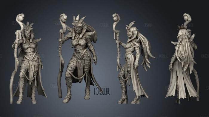 Mummy Lord 22 stl model for CNC