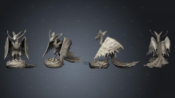 Norse Raiders Snow Wyvern Eggs Large stl model for CNC