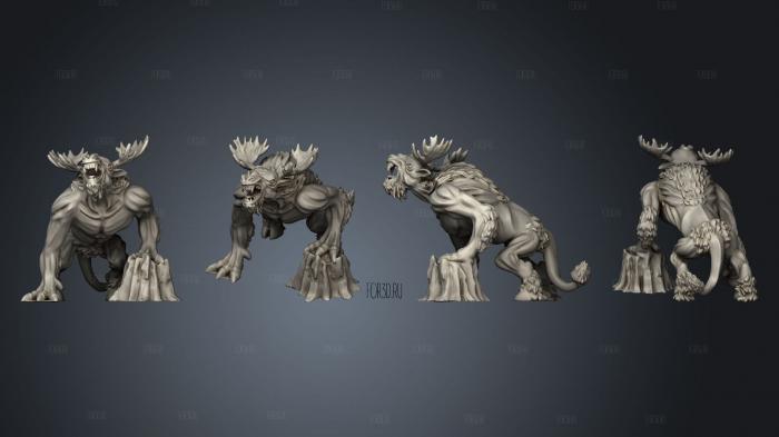 Polly Grimm Fantasy Forest Beast stl model for CNC