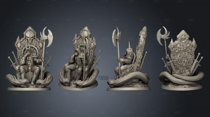 Princes of Hell Asmodeus stl model for CNC