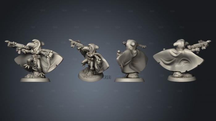 Raven Ranger stl model for CNC