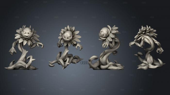 Ravenous Roses 01 stl model for CNC