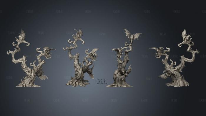 Scenery Elements from the Keryd dum cursed tree stl model for CNC