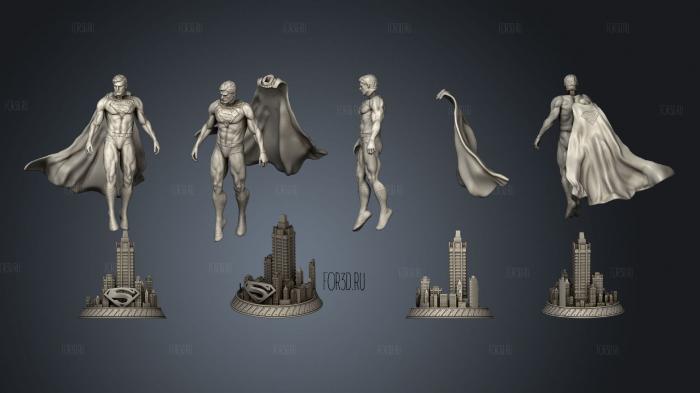 Superman Christopher Reeve 3d stl модель для ЧПУ