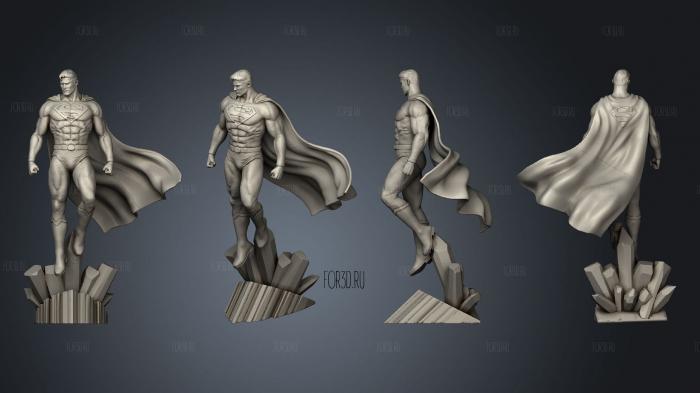 superman 3d stl модель для ЧПУ