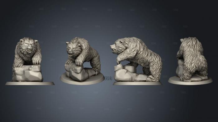 Набор медведей Дикой природы 2 в 3 3d stl модель для ЧПУ