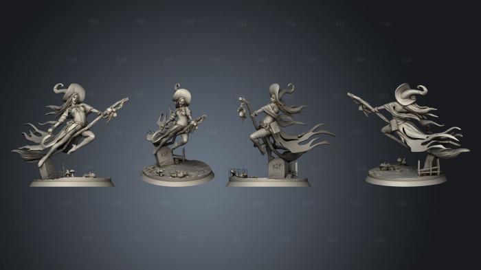The Witches 05 stl model for CNC