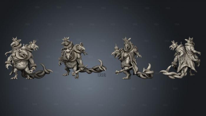Thieves and Assassins Rat King stl model for CNC