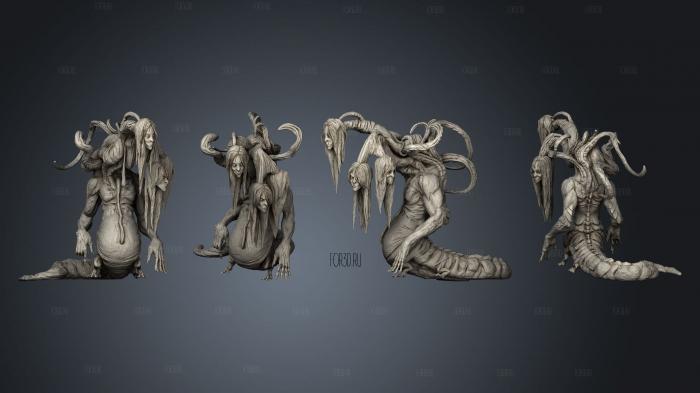 Undead monster stl model for CNC