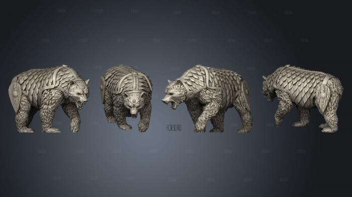 Ursa Empire Bear B stl model for CNC