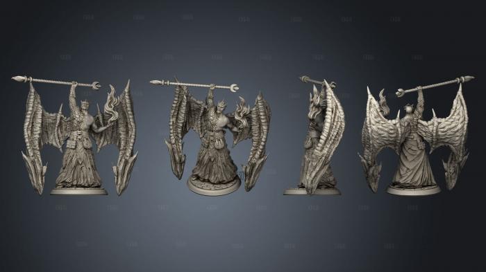 Villain Dragon Disciple stl model for CNC