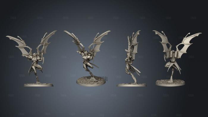 Vultures Pose 1 Base v 3 stl model for CNC