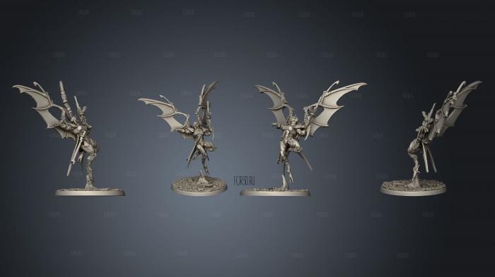 Vultures Pose 1 Base stl model for CNC