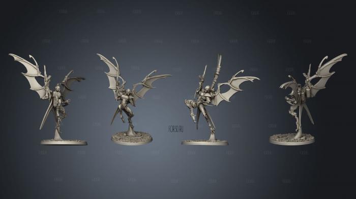 Vultures Pose 3 Base stl model for CNC