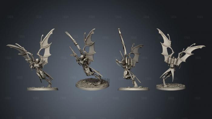 Vultures Pose 4 Base v 3 stl model for CNC