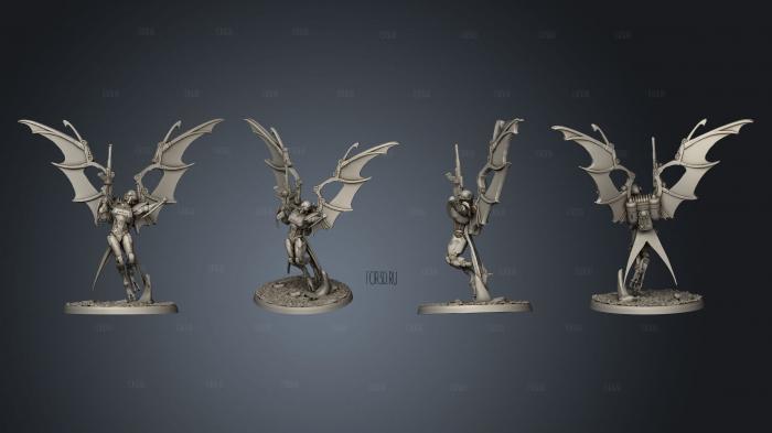 Vultures Pose 4 Base stl model for CNC