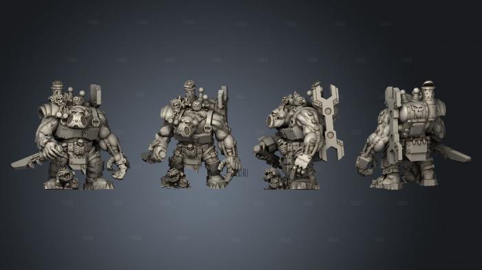 Warboss Letsmakeitorkie 2 stl model for CNC