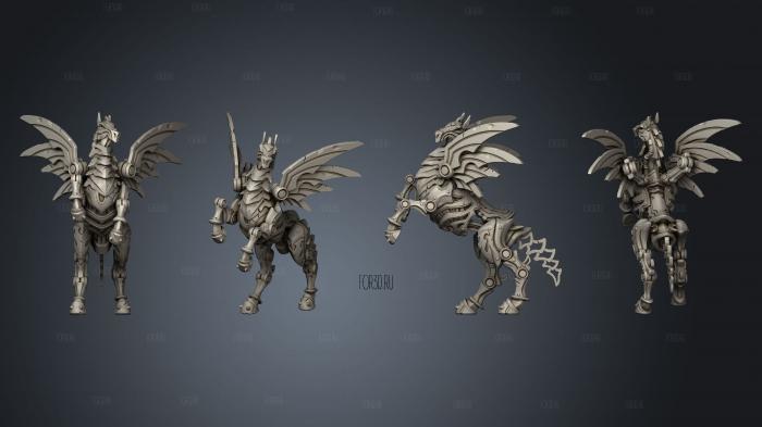 Warforged Pegassus B 1 stl model for CNC