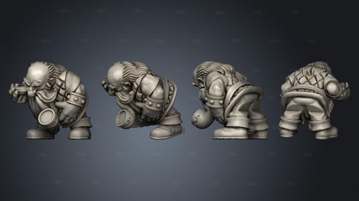 Warhammer 12 stl model for CNC