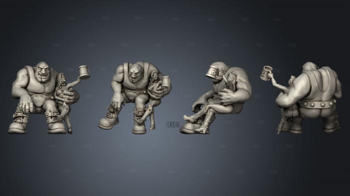 Warhammer 70 stl model for CNC