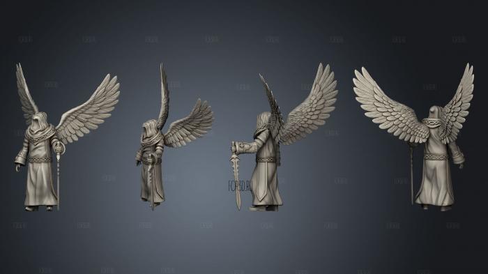 Warrior Angel stl model for CNC