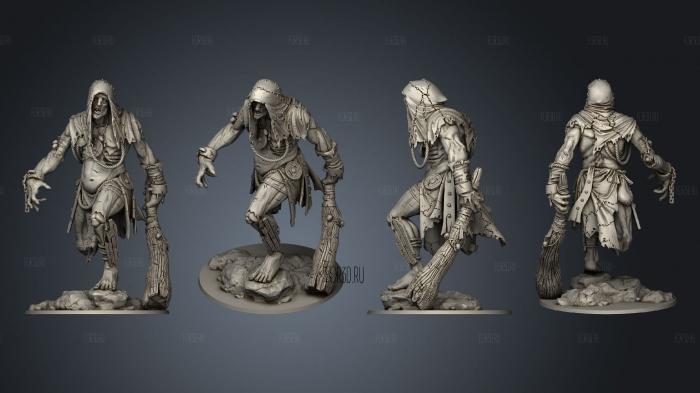 Zombie Giant stl model for CNC