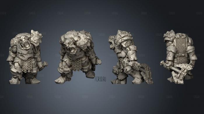 Zombie Orcs v 3 stl model for CNC