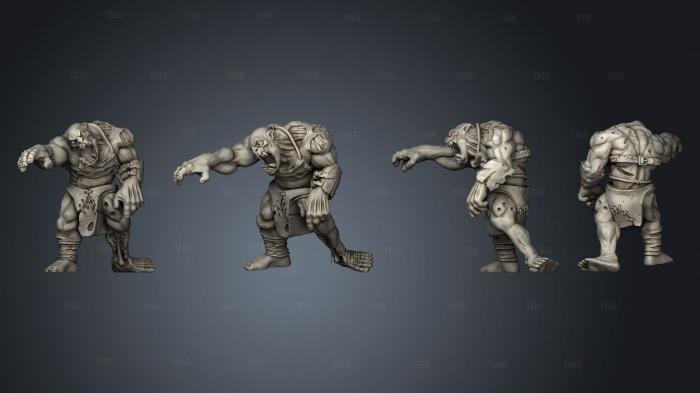 Zombie Orcs stl model for CNC