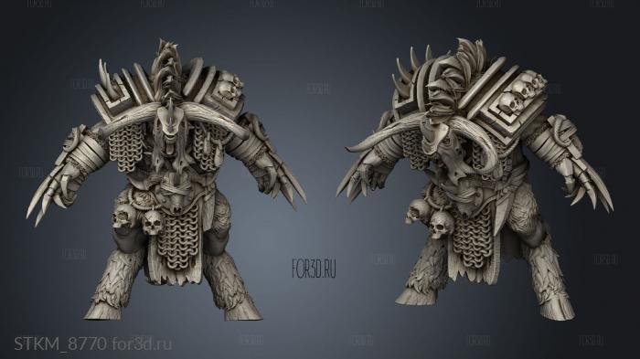 Minotaur champion stl model for CNC