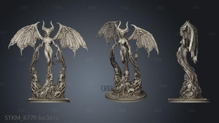 DEMON QUEEN stl model for CNC