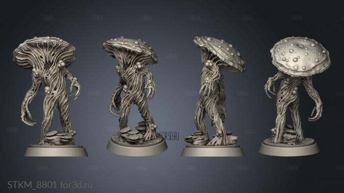 Nightmare Grotto Fungi Mushroom Man stl model for CNC