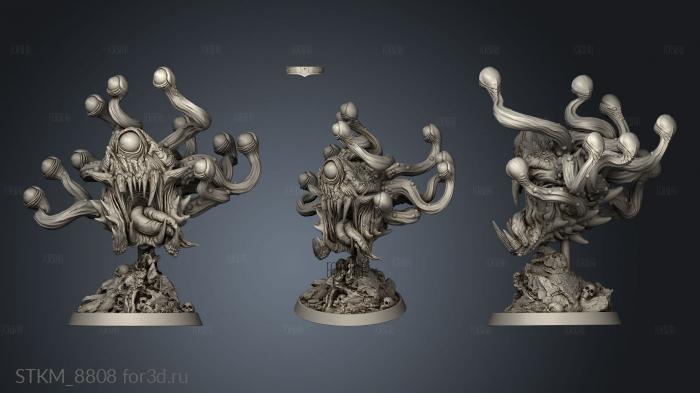 Creature Beholder stl model for CNC