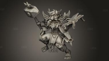 Дафни и Гуляк-Эпическая битва халфлингов 3d stl модель для ЧПУ