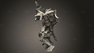 Дафни и Гуляк-Эпическая битва халфлингов 3d stl модель для ЧПУ