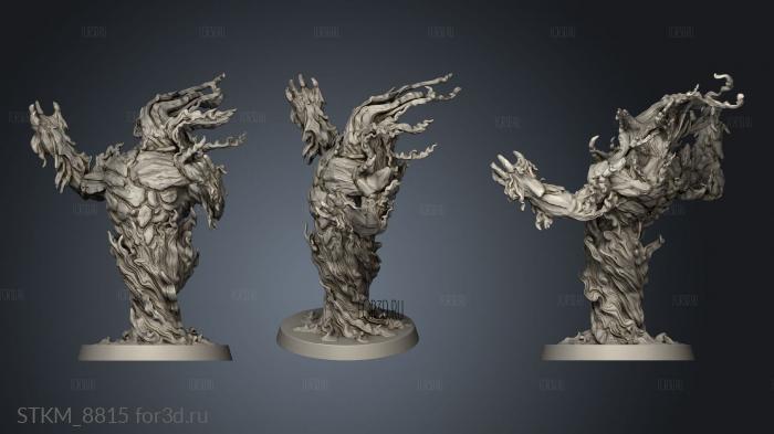 Fire Elemental stl model for CNC