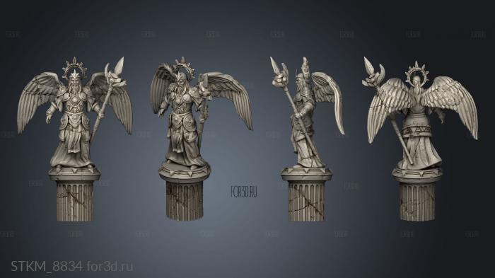 Fantasy Male Saint stl model for CNC