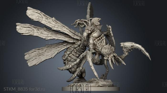 Fantasy Pest fly wing stl model for CNC