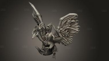 Королева Стихий-Королева 3d stl модель для ЧПУ