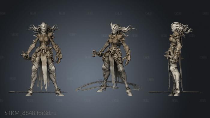 Darksiders Fury bascorps stl model for CNC