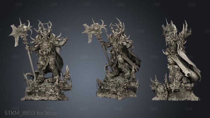 Astaroth Archdevil Wrath stl model for CNC