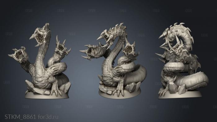 Drunken Hydra stl model for CNC