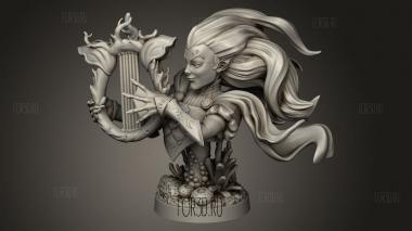 Тритон Бард 3d stl модель для ЧПУ