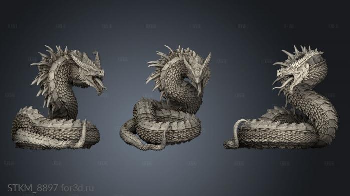 Wyrm stl model for CNC