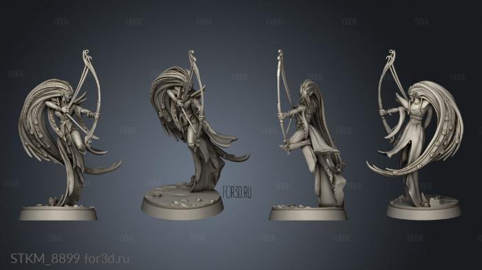 Elves the Eternal Summits II Heroes Selviah Arrow Truth stl model for CNC