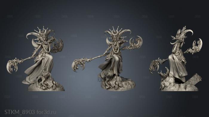 Mages the Crescent Magesofthe stl model for CNC