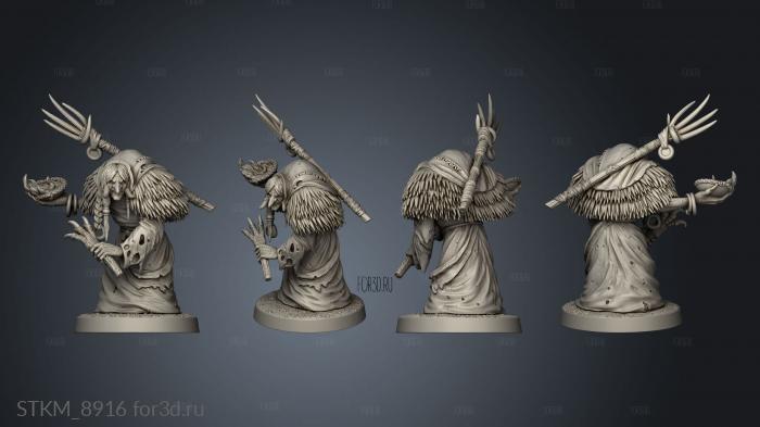 Mushroom Bayou Swamp Hags Hag stl model for CNC