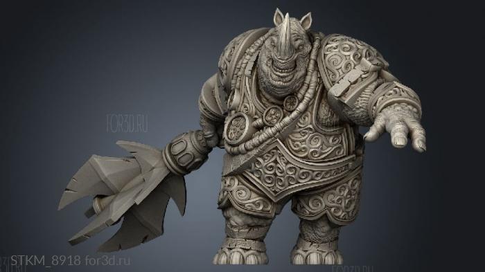 Rhino Folk Rhino Folk stl model for CNC